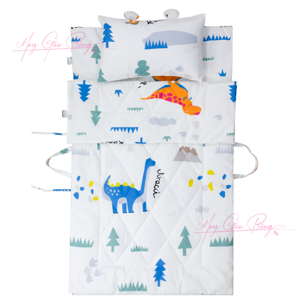 Trang chủ 137 Bộ chăn gối tiểu học theo yêu cầu – may tên bé hoặc logo lớp học