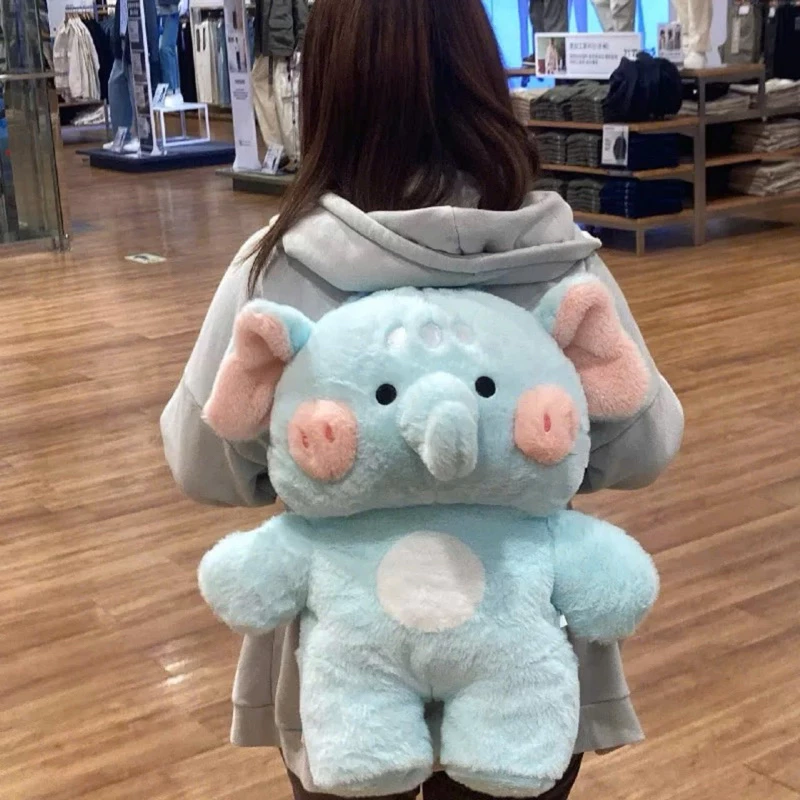 Trang chủ 128 Balo gấu bông Elephant chú voi happy face